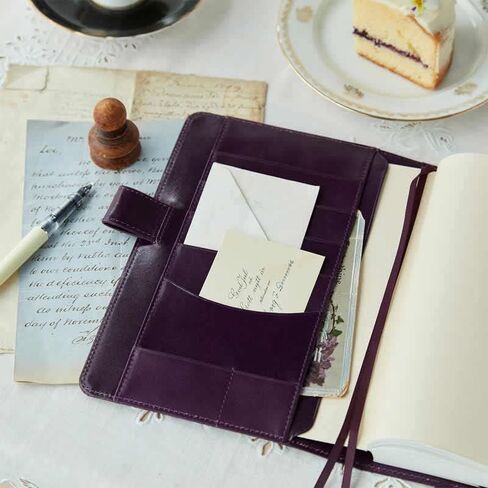 Hobonichi Techo Cousin Cover [A5 Cover Only] Leather: Violet in Saudi Arabia