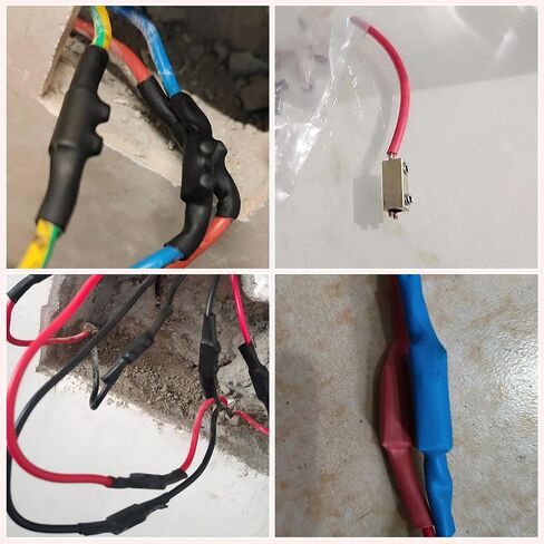 10 قطعة 4 ثقوب 5Awg 80A محطة اتصال الأسلاك السريعة ، موصل سلك مع مجموعة مسامير وأنبوب لدن بالحرارة in Kuwait