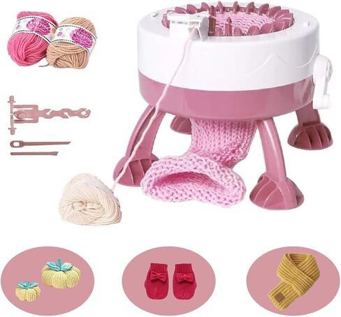 YNOLDCC Knitting Machines 22 Needles, Smart Weaving Loom Knitting, Double Knitting Machine Kit for Adults/Child, DIY Hand Knitting kit, L10 (22 L2), YNUSL10 in Saudi Arabia