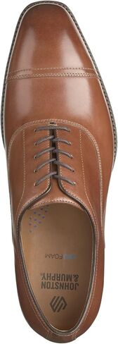Johnston & Murphy Sullivan Cap Toe Men’s Shoe – Business Casual Leather Mens Dress Shoes, Comfortable Shoes for Men in Saudi Arabia