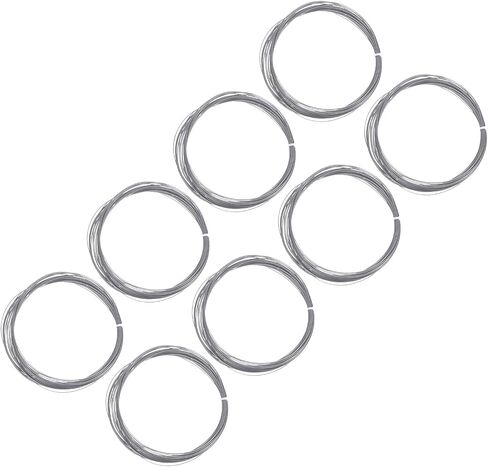 8Pcs Badminton Racket String - High Flexibility Training Nylon Racquet String Line Badminton Repair Accessory for Badminton (10Mx0.75mm, Blue) in Kuwait