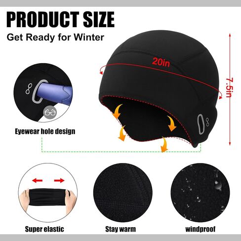 3 Pcs Men's Cycling Jacket Winter Warm Windproof Waterproof Windbreaker with Gloves and Helmet for Men Women in Saudi Arabia