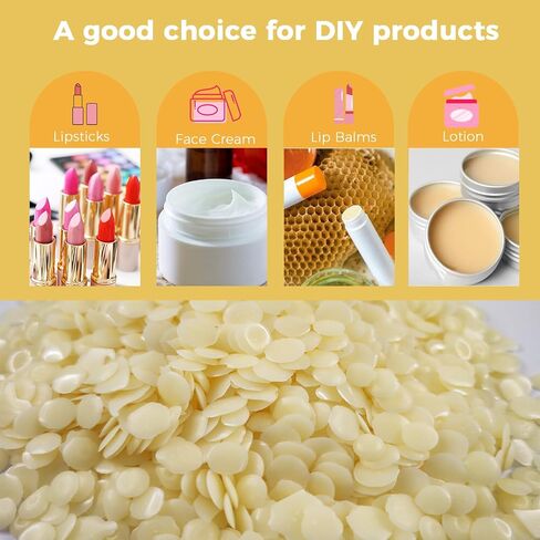 CoolCrafts Candelilla Wax Pellets Candelilla Vegan Wax for Cosmetics DIY, Soap and Candle Making, Alternative to Beeswax - 14 OZ in Saudi Arabia