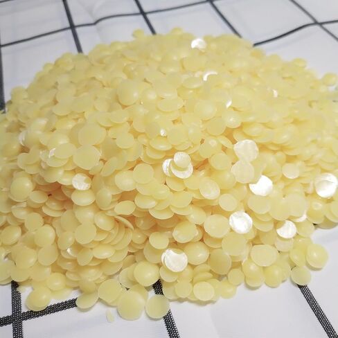 CoolCrafts Candelilla Wax Pellets Candelilla Vegan Wax for Cosmetics DIY, Soap and Candle Making, Alternative to Beeswax - 14 OZ in Saudi Arabia