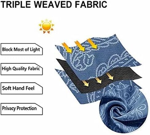 ستائر باب منزلقة باللون الرمادي من DWCN - ستائر خصوصية لمقسم الغرفة مقاس 8.3 × 7 أقدام مع نمط دمشقي متدرج - ستائر باب خزانة علوية واسعة جدًا لغرفة النوم/المطبخ/الفناء، لوحة واحدة، 100 × 84 بوصة in Kuwait