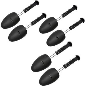 3 Pairs Practical Adjustable Length Shoe Tree Shoe Stretcher Boot Holder Shaper Support for Men