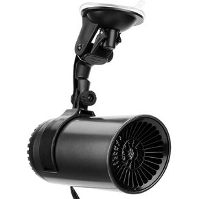 Auto Fan Heater, Car Heater with Fan, Car Windshield Defogger Defroster for Fast Heating Defrost Defogger and Automobile Windscreen Fan