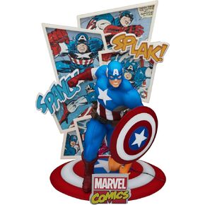 Marvel 60th Anniversary Captain America DS-086 D-Stage Previews Exclusive Statue