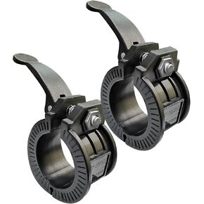 Barbell Clips 2 inch I Multi-Size Adjustable Barbell Collar 2 inch Barbell ClampsIQuick Release Weight Clips Pair of Locking for Dumbbell Bar