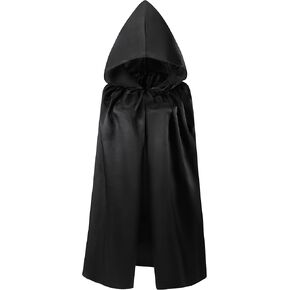 Kids Hooded Cloak Robe Halloween Cosutme Cape Fancy Halloween Cosplay Costumes 3 to 16 Years