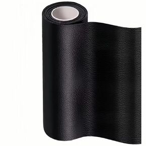 Leather Repair Tape Kit 17X79 Inch Self Adhesive Leather Repair Patch PU Faux Leather Seat Repair Kit for Cars Couch Office Chair Furniture Repair Leather (Black)