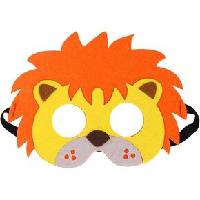 Jtnohx Felt Animal Masks, 10 Pcs Halloween Mask for Kids, Animal Costume for Birthday Party Supplies