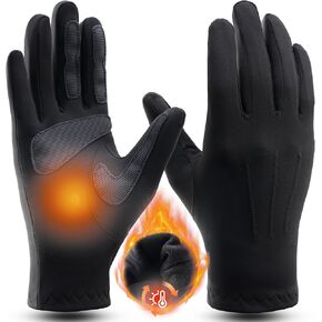 TANSTC Gloves for Cold Weather Winter Gloves for Women Men Extra Stretch With Warm Soft Lining Windproof Anti-slip for Daily