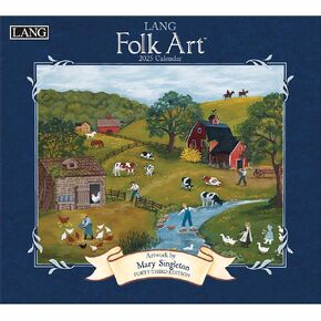 LANG Lang Folk Art™ 2025 Wall Calendar (25991001922)