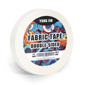 Heavy Duty Double Sided Fabric Tape - Seamless Bonding Without Sewing Or Ironing, Peels Off Easily, Strong Adhesive Fabric Hemming Tape for Pants, Hem Tape,Curtains (1inch X 108 Feet)
