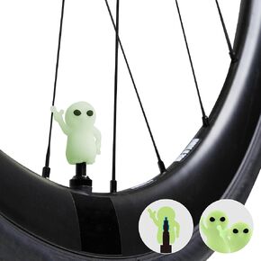 【Bone】 Tire Character Valve Stem Cap, 2pcs Silicone Washable Tire Valve Caps, Corrosion Resistant, Universal Stem Covers for Bikes, Cars, Trucks, Motorcycles, and SUVs-Patti Duck