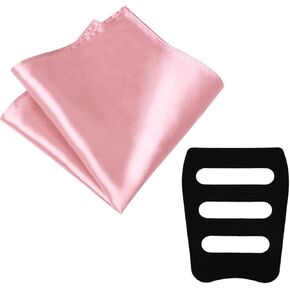 Pocket Squares for Men, 11.81'' Mens Womens Handkerchiefs with Pocket Square Holder for Suits Wedding Party Business in Kuwait