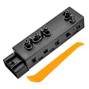 Power Seat Switch Driver Side Compatible with 2010-2024 Chevy Silverado Malibu GMC Sierra Acadia Buick Enclave Regal Camaro Cruze Equinox Traverse, Seat Adjustment Control for 25974714