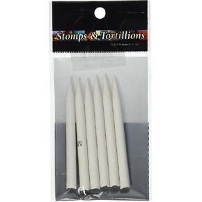 Jack Richeson Blending Tortillon Stomps, 5/16-Inch, 6-Pack