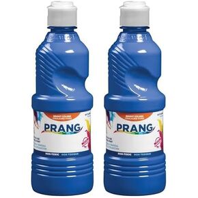 Prang 21696 Ready-to-Use Tempera Paint, 12 Assorted Colors, 16 oz, 12/Pack