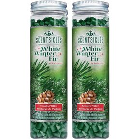 Scentsicles Scentfetti Scented Paper Filler, White Winter Fir, 125g Bottle (2 Pack)