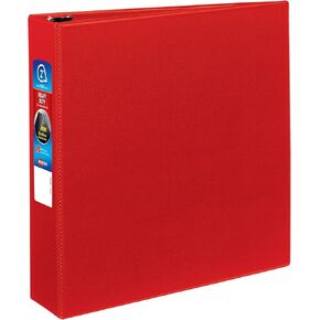 Avery Heavy-Duty Binder with 2-Inch One Touch EZD Ring, Red (79582)