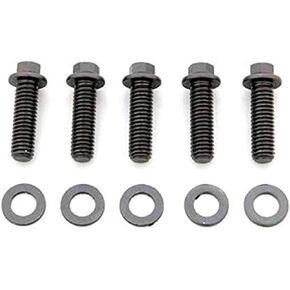ARP 640-1250 Black Oxide 1/4-20" RH Thread 1.250" UHL 12-Point Bolt with 5/16" Socket and Washer, (Set of 5)