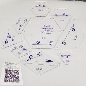 HONEYSEW 9pcs Perfect Patchwork Templates fo Cutting 11 Shapes