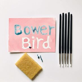 Bower Bird 5 Pcs Silicone Pen Glue Residue Eraser Set for Watercolor Leave Blank to Block | Art Ruling Pen for Clay Sculpting, Fondant Carving and More，Adhesive Remove Eraser Rubber Cleaning Block