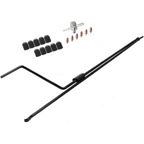 Dr.Roc Spare Tire Lift Handle Compatible with Ford E-150/E-250/E-350 1981-2019,2002-2019 E-450 Super Duty;1996-1999 Econoline Super Duty Spare Lift Handle