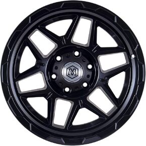 Michael Pro 18 inch Wheel - Compatible with 4x4 and 18" Ford Ranger - Upgrade Your Off-Road Experience - Black