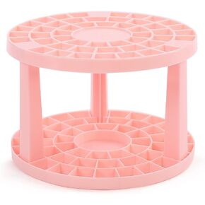 Phyxin 49 Holes Paint Brush Holder, Brush Holder and Organizer - Rack Holds Paintbrushes, Makeup Cosmetic Brushes, Pencils, Pens, Markers, Art Tools, Desk Stand, Black