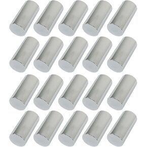 GXYWADY 20 Pack 33mm 4-1/4 Height Lug Nut Covers Screw-On Flat Top Replacement for Peterbilt Kenworth Freightliner Volvo International Semi Trucks