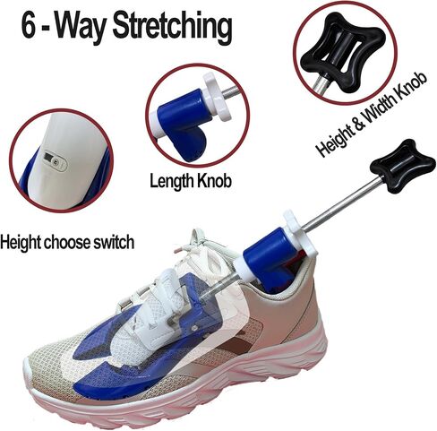 Shoe Stretchers for Men, Adjustable Shoe Stretchers for Thick Wide Feet, for Sneakers Sports Flat Shoes, for Men’s size 8-13, Women 9-14 in Saudi Arabia