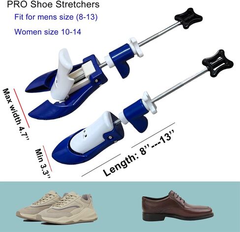 Shoe Stretchers for Men, Adjustable Shoe Stretchers for Thick Wide Feet, for Sneakers Sports Flat Shoes, for Men’s size 8-13, Women 9-14 in Saudi Arabia