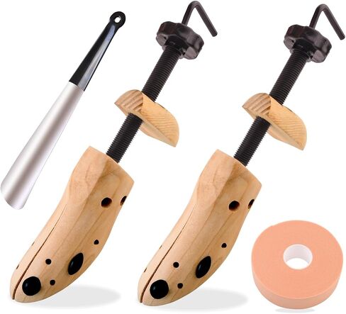 HC7 Shoe Stretcher Women,Shoe Widener Stretches Both Length And Width,2-Way Women's Shoe Stretchers Fits US Women's Size 6-10 Shoes in Saudi Arabia