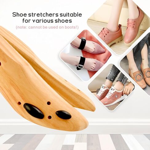 HC7 Shoe Stretcher Women,Shoe Widener Stretches Both Length And Width,2-Way Women's Shoe Stretchers Fits US Women's Size 6-10 Shoes in Saudi Arabia