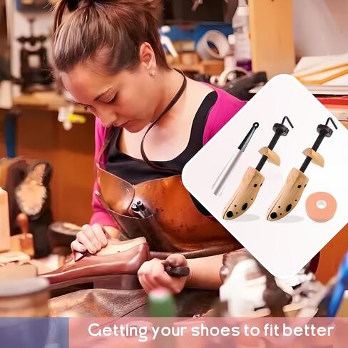 HC7 Shoe Stretcher Women,Shoe Widener Stretches Both Length And Width,2-Way Women's Shoe Stretchers Fits US Women's Size 6-10 Shoes in Saudi Arabia