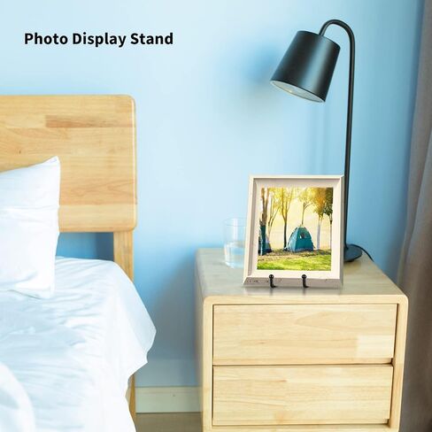 Decolore 5 Pack 10.3 Inch Black Plate Stands Picture Easels for Display Large Book Stands for Picture, Decorative Plate, Book, Frame, Tabletop Poster in Saudi Arabia