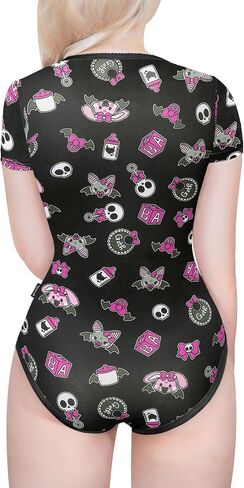Littleforbig Silky Romper Onesie Pajamas Bodysuit - Baby Goth Usagi & Bella Onesie in Saudi Arabia