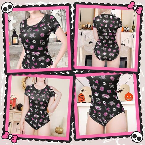 Littleforbig Silky Romper Onesie Pajamas Bodysuit - Baby Goth Usagi & Bella Onesie in Saudi Arabia