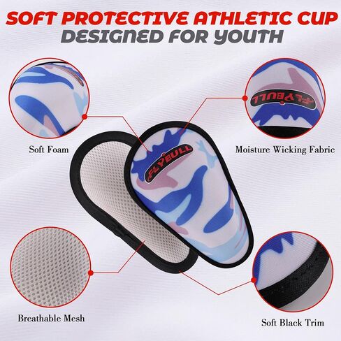 Cup Underwear Youth Boys Briefs with Soft Protective Athletic Cup for Baseball, Football, Lacrosse in Saudi Arabia