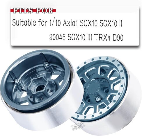 إطارات عجلة ألومنيوم 1.9 Beadlock شديدة التحمل لـ 1/10 Axia1 SCX10 SCX10 II 90046 SCX10 III TRX4 D90. حافة عجلة Aolly 1.9 بوصة حافة محور عجلة Beadlock (4 قطع برتقالية) in Saudi Arabia