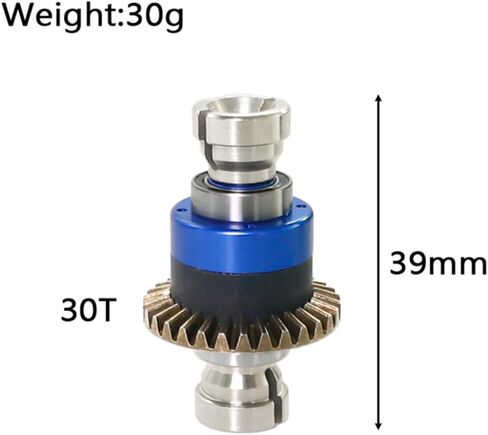 Steel Assembled Differential 30T 0.8Mod GROM for ARRMA 1/18 Granite Typhon 1/14 Mojave GROM,Replacement # ARA311177#ARA311177V2 (Red) in Saudi Arabia