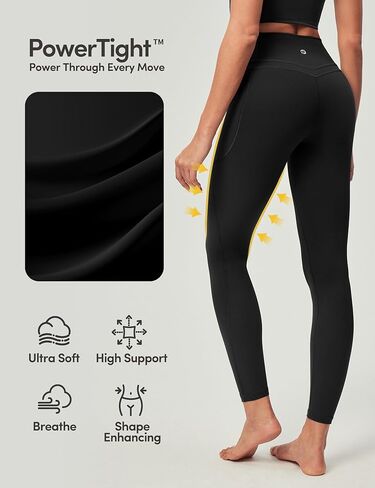 IUGA Compression Leggings with Pockets for Women Tummy Control Leggings No Front Seam Workout High Waist Yoga Pants in Kuwait