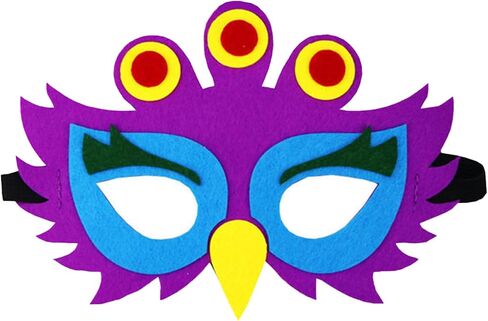 Jtnohx Felt Animal Masks, 10 Pcs Halloween Mask for Kids, Animal Costume for Birthday Party Supplies in Saudi Arabia