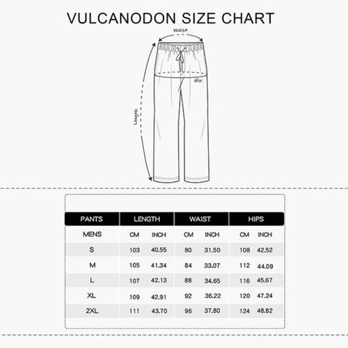 Vulcanodon Mens Plush Warm Pajama Pants, Fluffy Soft Fleece Sleep Pant with Pockets Lounge Pj Bottoms for Men in Saudi Arabia