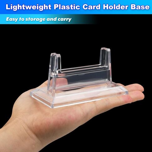 Cosmos 6 Pack Magnetic Card Holder Base Baseball Card Display Stand Trading Card Stand Hard Card Case Protector Base for Displaying Standard Sports Cards, Basketball Cards, Football Cards (Only Base) in Saudi Arabia