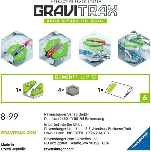 Ravensburger GraviTrax: Jumper Accessory| STEM Toy for Kids Ages 8 and Up | Compatible with All GraviTrax Systems | Ranked No.1 Marble Run System in The U.S in Saudi Arabia