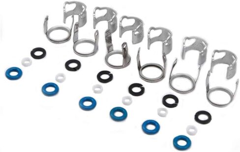 6pcs Fuel Injectors Seals Repair O-ring Kit 06E998907G Replacement For AUDI A4 A6 A8 2.8L 3.2L V6 in Saudi Arabia